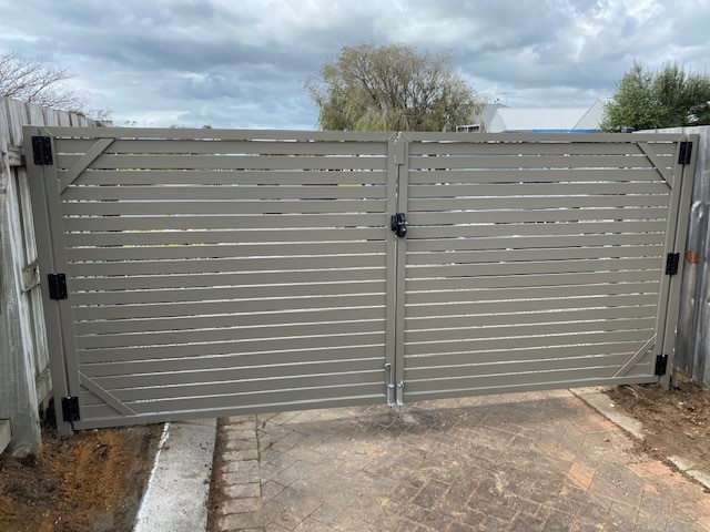 Beth- Aluminium Double swing gate in Quindalup