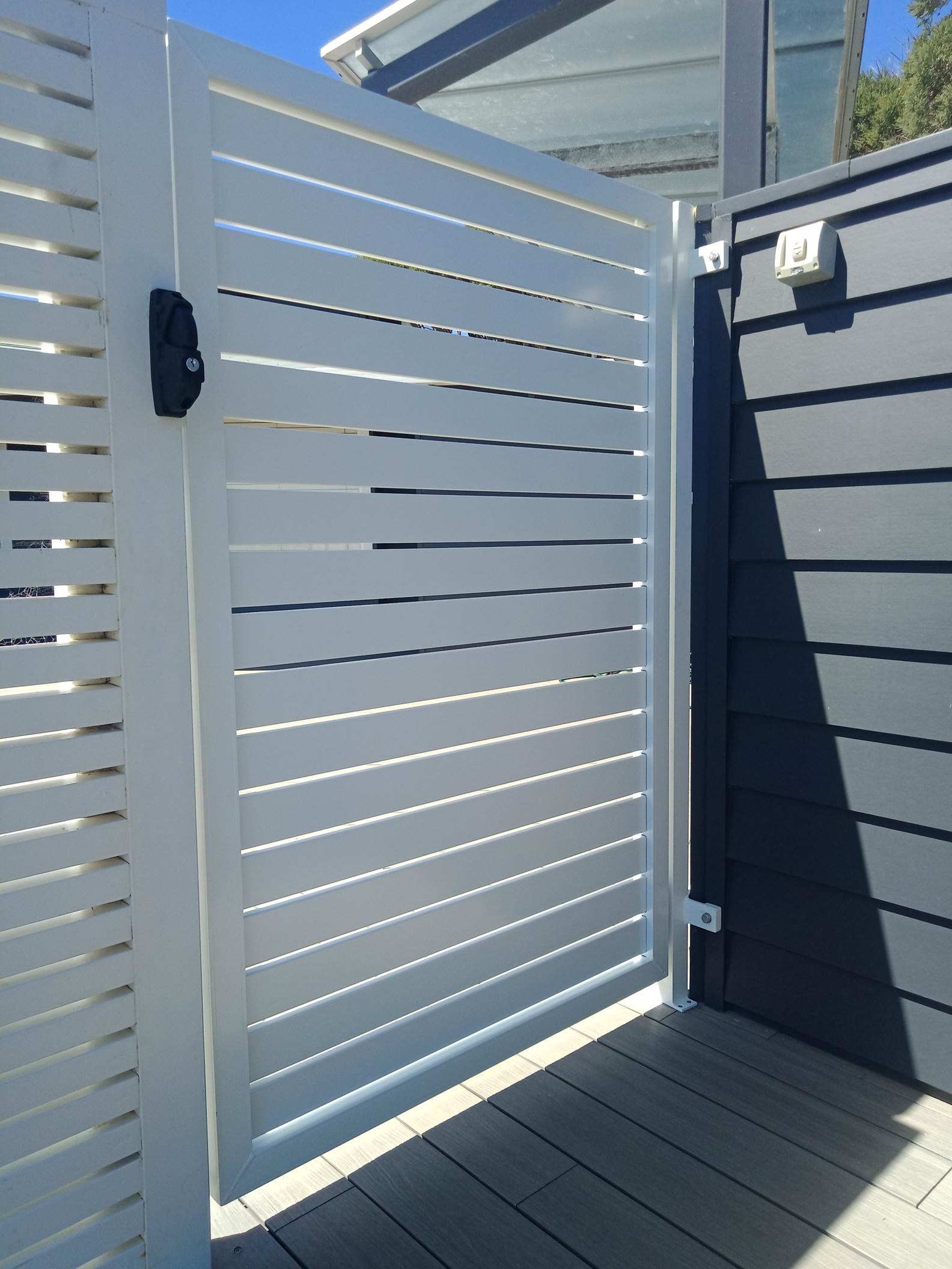Jenny- Aluminium slatted Gate